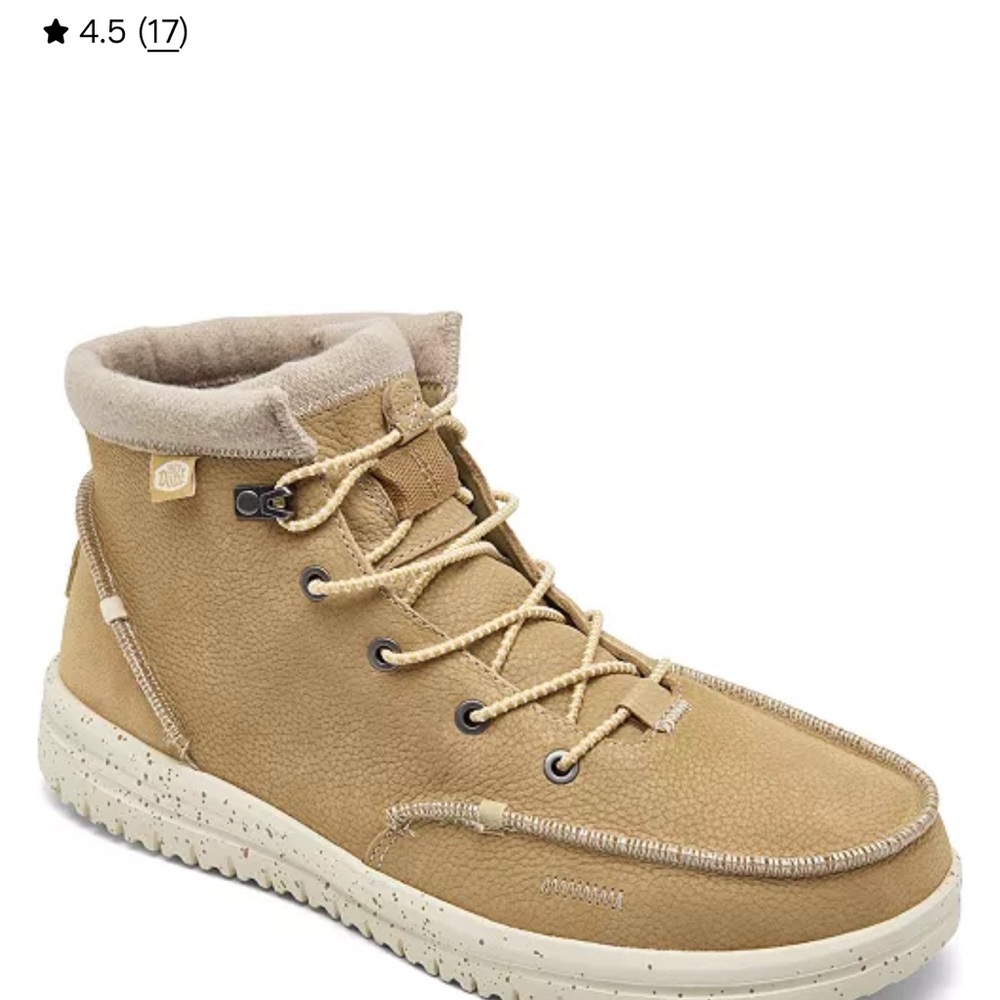 Hey Dude Men's Bradley Leather Casual Boots Size 11